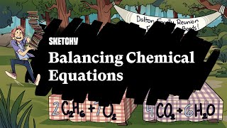 Balancing Chemical Equations Part 1  General Chemistry  Sketchy MCAT [upl. by Tabbitha]