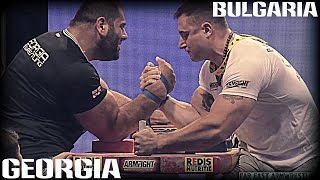 Levan SAGINASHVILI vs Krasimir KOSTADINOV  ARM WRESTLING 2016 [upl. by Sigfrid]