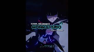 Magic Shonen Trio VS Honkai Trio IB Mystion viral anime shorts fyp trending honkaiimpact3rd [upl. by Kaltman351]