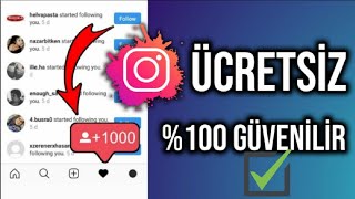 INSTAGRAM TAKİPÇİ HİLESİ  GÜNDE 10 K QARANTİ [upl. by Ahsenek299]