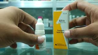 Afrin Nasal Drops । Afrin Drops এর কাজ কি। Afrin Drops ব্যবহারের নিয়ম। Afrin Drops Bangla [upl. by Inimak806]