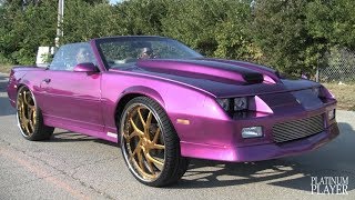 CANDY PURPLE CAMARO on 26s SAVINI SV67 [upl. by Levi]