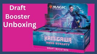 MTG Unboxing  Kamigawa Neon Dynasty  Draft Booster Box [upl. by Anaeco368]