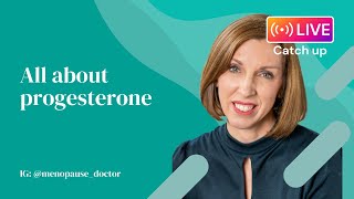 All about progesterone  Dr Louise Newson [upl. by Cartie151]