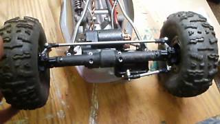 DIY Zero Ackerman Steering Mod Axial XR10 Crawler [upl. by Nellaf]