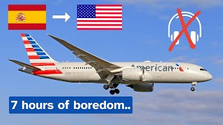 American Airlines Flight Review Madrid  Charlotte Economy [upl. by Wawro]