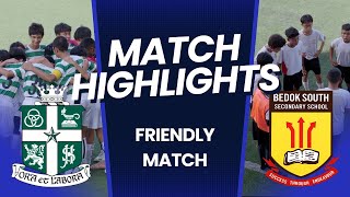 HIGHLIGHTS  Friendly  St Joseph Institution SJI Div C vs Bedok South Secondary School  08Apr24 [upl. by Imef]