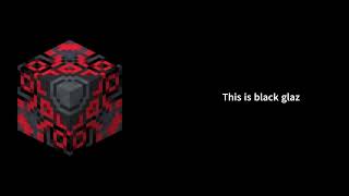 Black Glazed Terracotta  Minecraft [upl. by Absa]