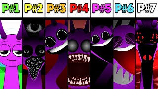 Phase 1 VS Phase 2 VS Phase 3 VS Phase 4 VS Phase 5 VS Phase 6 VS Phase 7 in Incredibox Sprunki [upl. by Jacynth]