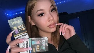 cloudy tingles asmr😶‍🌫️vaping wmaskking vape [upl. by Perl232]