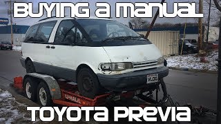 Buying A Manual Toyota Previa [upl. by Johannah]