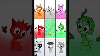 Incredibox Sprunki New Big Colour Dance Challenge [upl. by Nylaj]