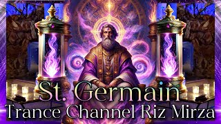 Channeling Saint Germain in Mt Shasta by Trance Channel Riz Mirza [upl. by Ecreip]