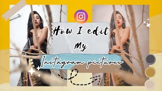 How I edit my Instagram Pictures on my phoneAestheticVintage Preset Ep 1 Sayani Paul [upl. by Macnair]