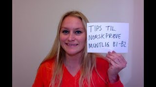 Video 576 B1B2 muntlig norskprøve tips fra Karense [upl. by Sidky]