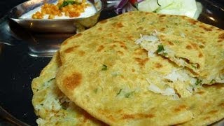 How to make Muli Paratha  Radish Stuffed Indian Bread Recipe [upl. by Newcomer]