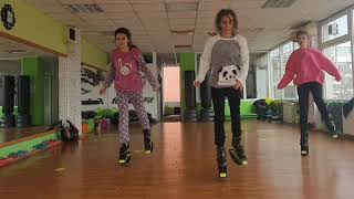 Kangoo Jumps Iasi  Fantastic Fit Podu Ros pyjamas party [upl. by Ahselrak]