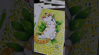 Desenho fofo de gato hitviral drawing gatos [upl. by Hunger621]