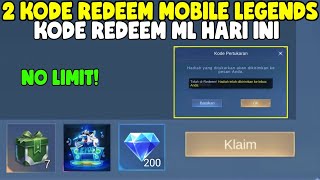 NO LIMIT 2 KODE REDEEM ML TERBARU KODE REDEEM MOBILE LEGENDS KODE REDEEM ML HARI INI NOVEMBER 2024 [upl. by Eniliuqcaj208]