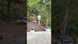 900 kandi eco park I Zip line Cycle Driving Experience I RAJKAMAL shorts wayanad comedy version [upl. by Kiel]