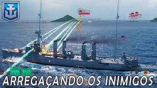 WORLD OF WARSHIP LEGENDS ARREGAÇANDO OS INIMIGOS COM O OMAHA [upl. by Nealy436]