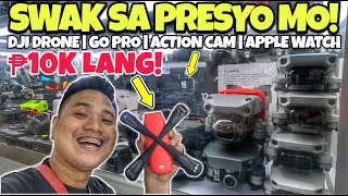 BENTAHAN NG SWAK sa PRESYO na MURA LANG Action Camera Go pro DJI Drone Camera Apple Watch [upl. by Massingill]