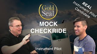 REAL Student Takes Instrument Mock Checkride [upl. by Raveaux519]