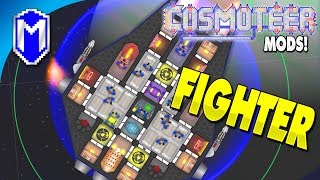 Fighters And Rocket Ships  Lets Play Cosmoteer Mods Gameplay Ep 1 [upl. by Eninaej]