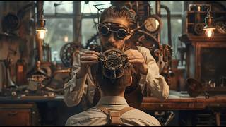 i will fix your sleep problems 8D ASMR  steampunk inventor  mechanism metal gear sounds [upl. by Kafka]