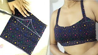 36 Bust Cotton Bra Full Coverage cutting and stitching  बहुत आसन ब्रा कटिंग और स्टिचिंग [upl. by Morey]