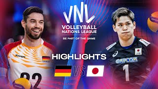 🇩🇪 GER vs 🇯🇵 JPN  Highlights  Week 2  Mens VNL 2024 [upl. by Nennek]