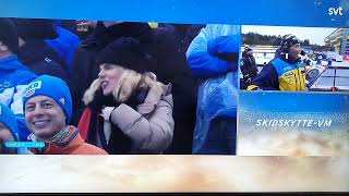 💥 VM Oberhof 2023 🇸🇪 Dam Brons 💫 stafett amp intervju efter [upl. by Asselem460]