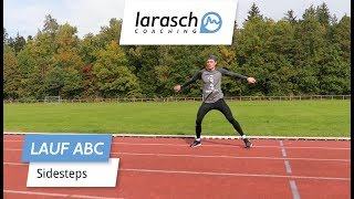 Lauf ABC Teil 3 Sidesteps  larasch Coaching [upl. by Orodisi]