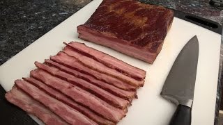 AppleSmoked Cured Pork Belly aka homemade bacon [upl. by Haidabo213]