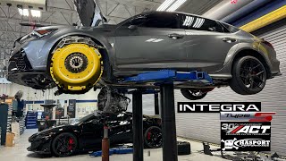 AllNew ACT 6 Pad Sprung Race Clutch Installation  2024 DE5 Acura Integra TypeS E8 [upl. by Airad]