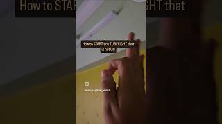 Is your home tube light not turning ON Dont worry heres the solution tricks funny fun shorts [upl. by Berhley]