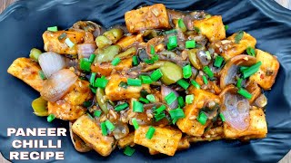 How to make Chilli Paneer Restaurant Style  paneer chilli dry recipe  chilli paneer by chef krunal [upl. by Mella111]