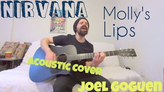 Mollys Lips  Nirvana Acoustic Cover by Joel Goguen [upl. by Nosnibor]