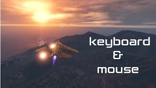 Flying Jets with Keyboard and Mouse  GTA Online Tips amp Tricks [upl. by Ordnassela]