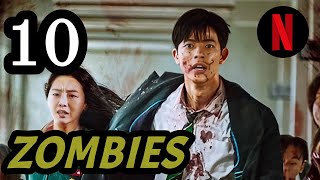 Top 10 Mejores Películas y Series de ZOMBIES en Netflix 🔴 [upl. by Blum]