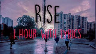 Rise Jonas Blue ft Jack amp Jack 1 hora  1 hour Loop With lyrics [upl. by Nodnelg]