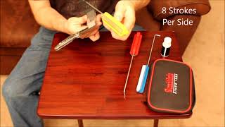 How to use Smiths  Lansky Sharpening System [upl. by Valsimot]