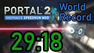 Portal 2 Speedrun Mod in 2918 Former World Record [upl. by Deroo]