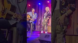 Blake Shelton and Gwen Stefani at their popup concert in Tishomingo Ok 81123 [upl. by Omoj249]