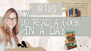 How to Read a Book in One Day  10 ResearchBacked Tips for Reading Faster amp Boosting Productivity [upl. by Bonita777]