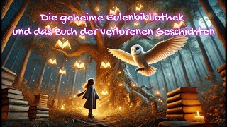 Die geheime Eulenbibliothek und das Buch der verlorenen Geschichten  GuteNachtGeschichte für Kids [upl. by Kceb]