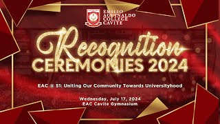 College Recognition Ceremonies 2024  July 17 2024 [upl. by Alejo]