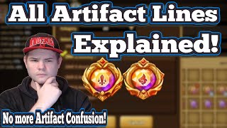 All Artifact Lines Explained  With Timestamps  Summoners War [upl. by Marba]