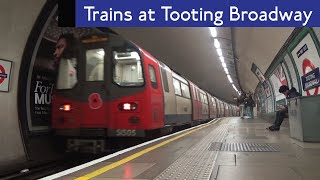 London Underground Northern Line Trains At Tooting Broadway [upl. by Maurizio]