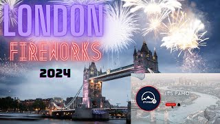 London fireworks 2024 [upl. by Ettelracs]